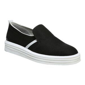 FRANCO SARTO Maldives Slip on Canvas Women's Sneaker Black 7.5 NEW 40% OFF